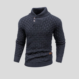Ronnie | Suéter Térmico de Punto para Hombre con Puños y Bajo Acanalados