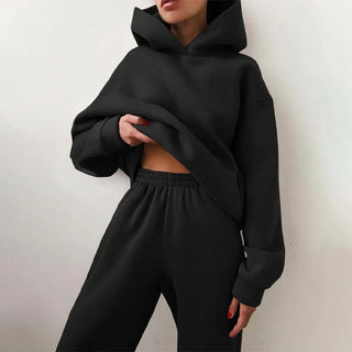 Merovelle | Conjunto de Mujer Oversize con Sudadera y Pantalón