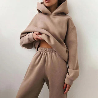 Merovelle | Conjunto de Mujer Oversize con Sudadera y Pantalón