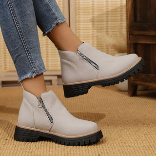 Marta | Botines de Plataforma para Mujer con Suela Gruesa