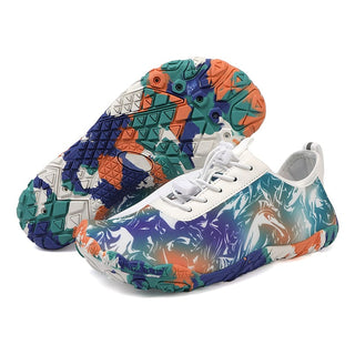 Nova | Zapatillas Barefoot con Estampado Floral y Puntera Ancha