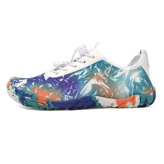Nova | Zapatillas Barefoot con Estampado Floral y Puntera Ancha