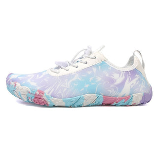 Nova | Zapatillas Barefoot con Estampado Floral y Puntera Ancha