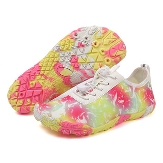 Nova | Zapatillas Barefoot con Estampado Floral y Puntera Ancha