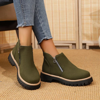 Marta | Botines de Plataforma para Mujer con Suela Gruesa
