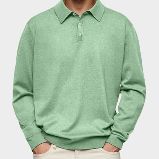 Polo De Manga Larga Para Hombre | Aiden
