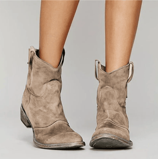 Glora | Botas de Mujer al Tobillo con Tacón Cuadrado