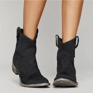 Glora | Botas de Mujer al Tobillo con Tacón Cuadrado
