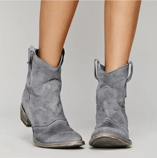 Glora | Botas de Mujer al Tobillo con Tacón Cuadrado