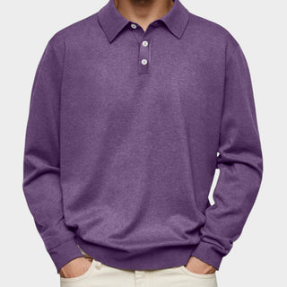 Polo De Manga Larga Para Hombre | Aiden