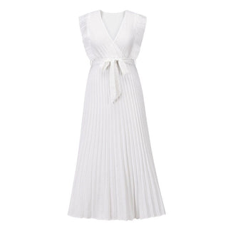Vestido de volante elegante máximo para mujeres - Soraya 2