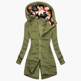 Monique | Parka Entallada con Capucha Forrada para Mujer