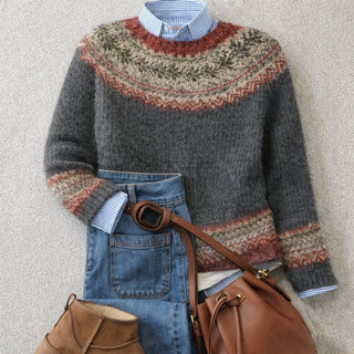 Elvara | Suéter de Punto Fair Isle para Mujer