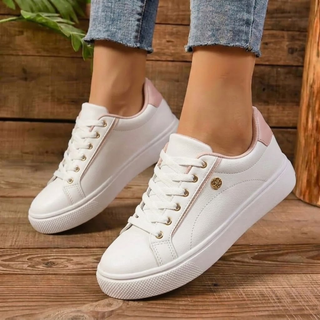 Marveline | Zapatilla Blanca con Suela Flexible para Mujer