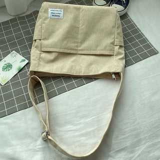 Juliette | Bolso Bandolera de Pana con Bolsillos Interiores para Mujer