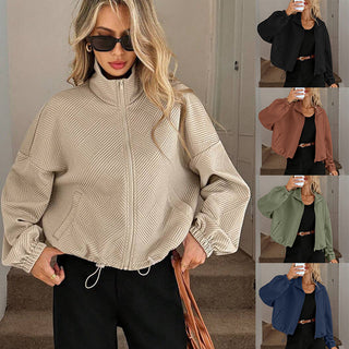 Ondine | Chaqueta con Cuello Alto y Cremallera para Mujer