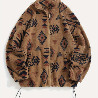Lucille | Chaqueta estampada con cremallera para mujer