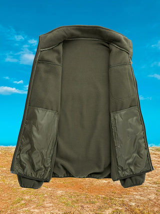 William | Chaqueta Outdoor para Hombre con Cierre Completo y Bolsillos