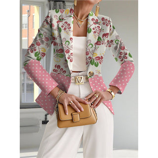 Bernadette | Blazer Estampado a Cuadros para Mujer