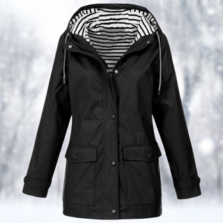 Aefra | Chaqueta Oversize con Capucha y Cremallera para Mujer