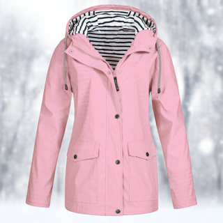 Aefra | Chaqueta Oversize con Capucha y Cremallera para Mujer