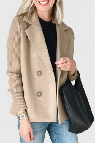 Marisenne | Blazer Sastrero con Mangas a Contraste para Mujer