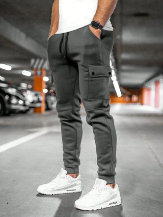 Calvero | Pantalón Jogger Cargo de Corte Ajustado para Hombre con Cordón