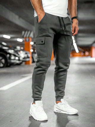 Calvero | Pantalón Jogger Cargo de Corte Ajustado para Hombre con Cordón