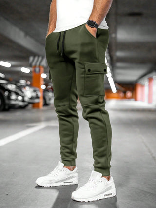 Calvero | Pantalón Jogger Cargo de Corte Ajustado para Hombre con Cordón