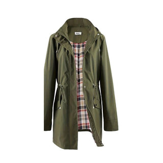 Amalia | Impermeable Largo de Mujer con Capucha Desmontable