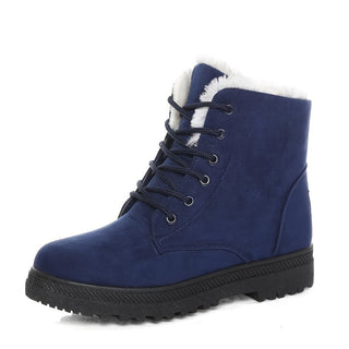 Milcah | Botas de Tobillo para Mujer con Forro de Piel y Cordones