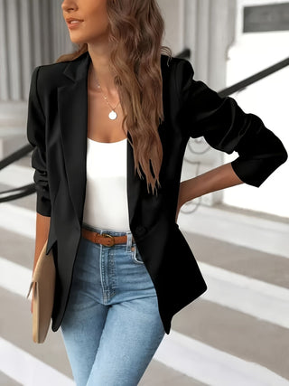 Marisenne | Chaqueta Entallada de Manga Fruncida para Mujer