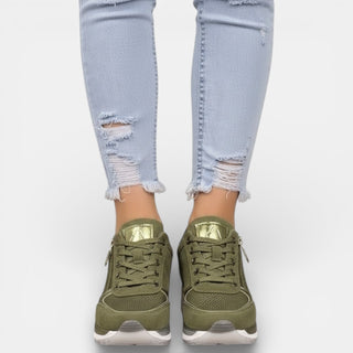 Marveska | Zapato Ortopédico de Plataforma con Pedrería para Mujer