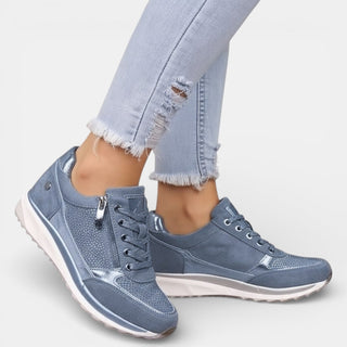 Marveska | Zapato Ortopédico de Plataforma con Pedrería para Mujer