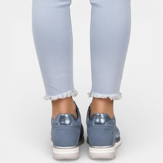 Marveska | Zapato Ortopédico de Plataforma con Pedrería para Mujer