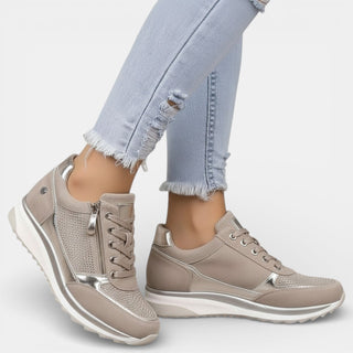 Marveska | Zapato Ortopédico de Plataforma con Pedrería para Mujer