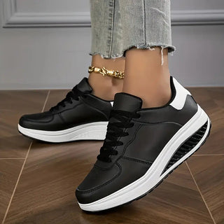 Valeria | Zapatillas de Plataforma con Cordones para Mujer