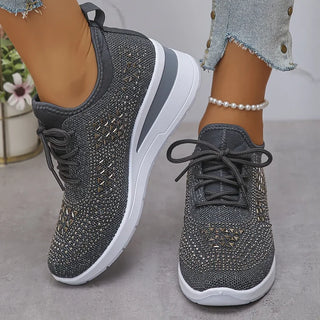 Delphine | Zapatillas con Soporte de Talón y Detalles en Strass para Mujer
