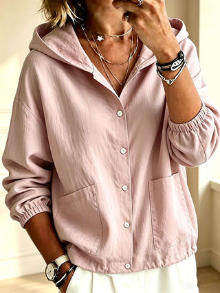 Fabienne | Chaqueta con Capucha y Botones para Mujer