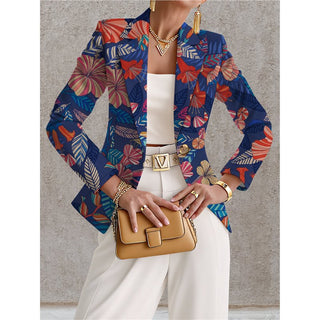 Bernadette | Blazer Estampado a Cuadros para Mujer