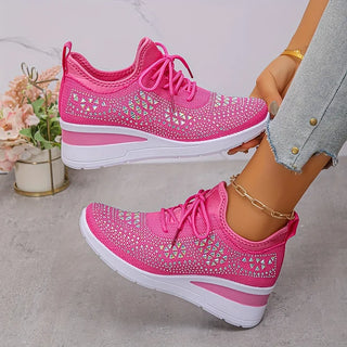 Delphine | Zapatillas con Soporte de Talón y Detalles en Strass para Mujer