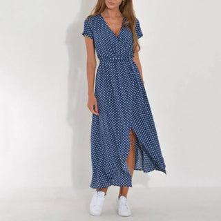 Vestido cruzado con estampado floral para Mujer - Inez