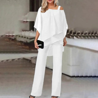 Mujer Elegantes Pantalón Conjunto – Olivia
