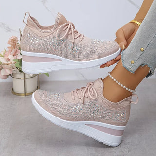 Delphine | Zapatillas con Soporte de Talón y Detalles en Strass para Mujer