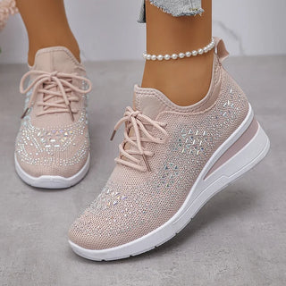 Delphine | Zapatillas con Soporte de Talón y Detalles en Strass para Mujer