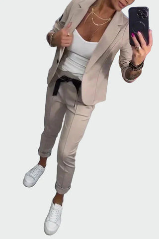 Conjunto De Traje De Dos Piezas Para Mujer | Elegance