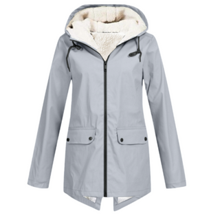 Evelora | Chaqueta Oversize con Capucha y Cremallera para Mujer