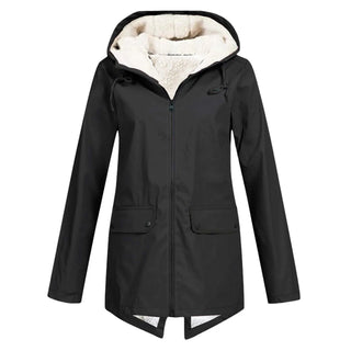 Evelora | Chaqueta Oversize con Capucha y Cremallera para Mujer
