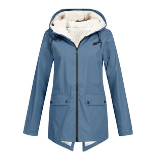 Evelora | Chaqueta Oversize con Capucha y Cremallera para Mujer