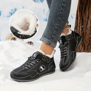 Presentación | Botines Slip-On con Forro de Peluche para Mujer